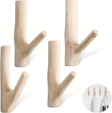 Natural Branch Wall Hooks