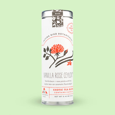 Vanilla Rose Ceylon – 6 Tea Bag Tin