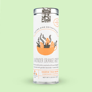 Lavender Orange Grey – 6 Tea Bag Tin
