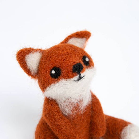 Fox Cub Mini Needle Felting Kit