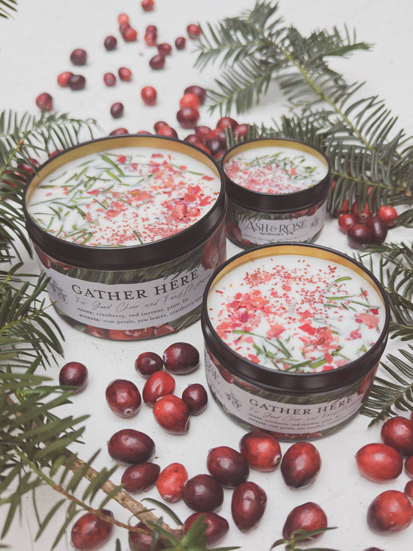 Gather Here - Cranberry Candle