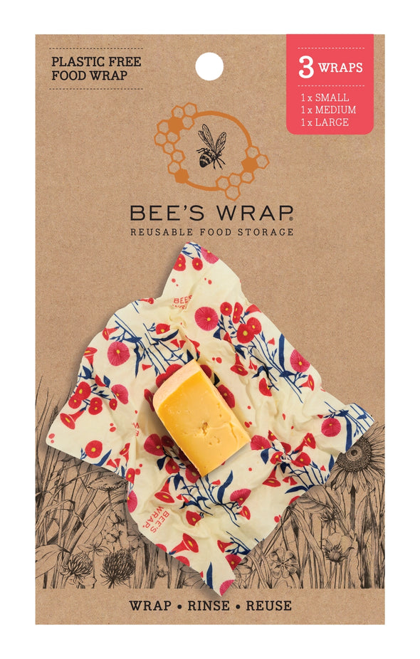 Bee's Wrap - New! Assorted 3 Pack - Full Bloom