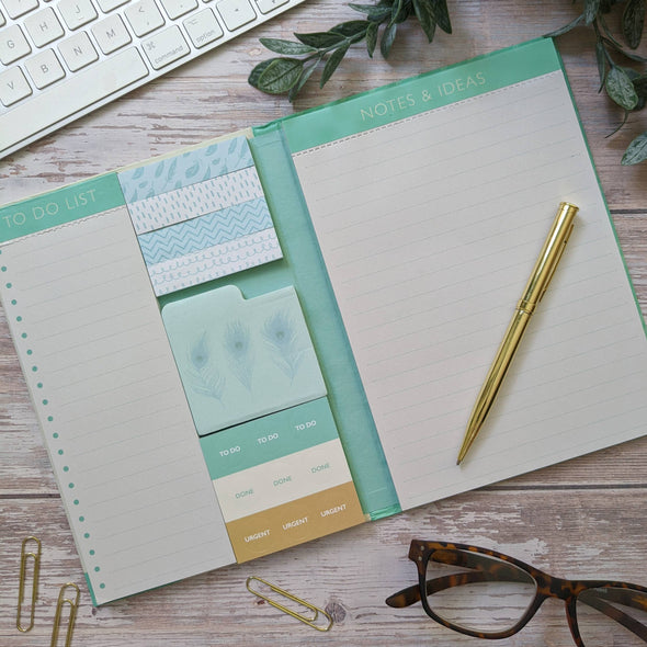 A5 Planner - Peacock Feathers