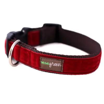 Velvet Dog Collars (Mimi Green)