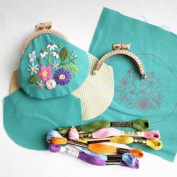 Embroidered Clutch Bag Kit