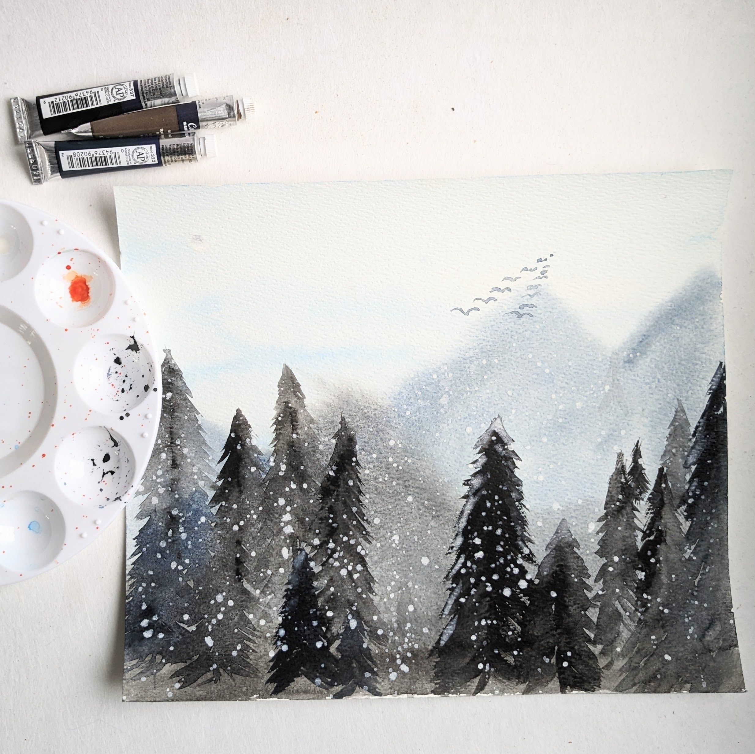 Tips for Using White Space in Watercolor Painting (Age 12+)