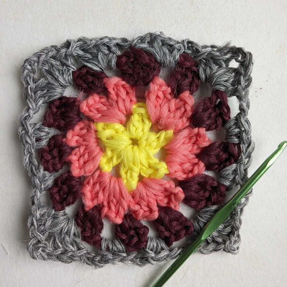 Part 1 - Intermediate Crochet Workshop - Granny Squares (Cambridge)