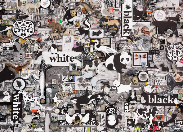 Black and White: Animals 1000pc puzzle