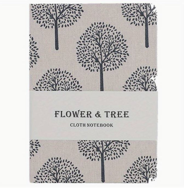 Flower & Tree Cloth Notebook