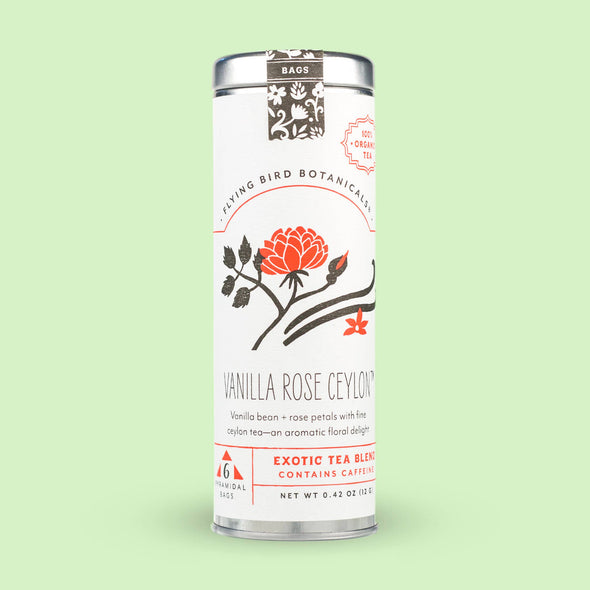 Vanilla Rose Ceylon – 6 Tea Bag Tin