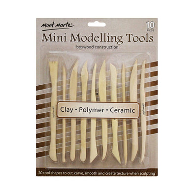 Mini Modelling Tools Boxwood 10pc