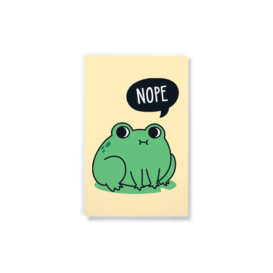 Nope Frog Classic Layflat Journal Notebook