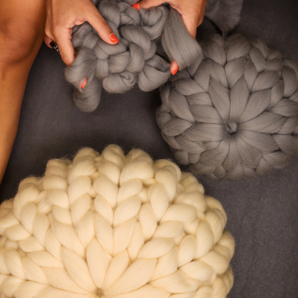 Chunky Knit Pillow Workshop (Chicago)