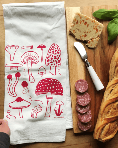 Mushroom Kitchen Tea Towel