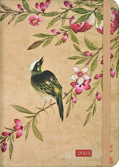 2024 Peach Blossoms Weekly Planner