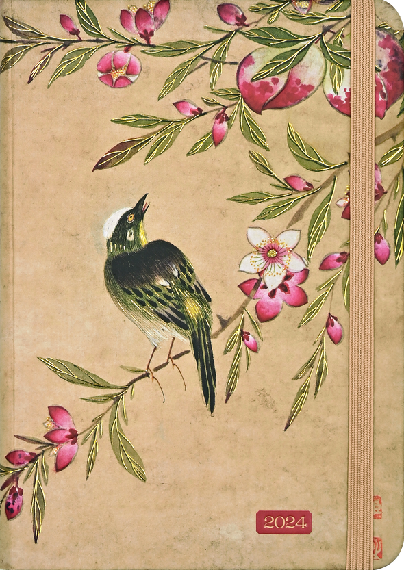 2024 Peach Blossoms Weekly Planner