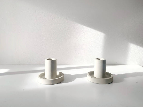 Nordic Candle Holders, set of two