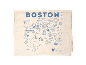 Boston Tea Towel - Natural