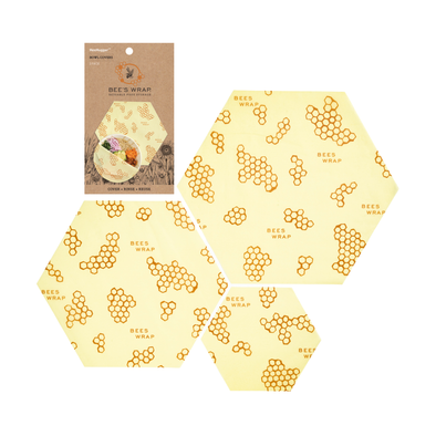 Bee's Wrap - HexHugger™ Bowl Cover 3 Pack - Honeycomb