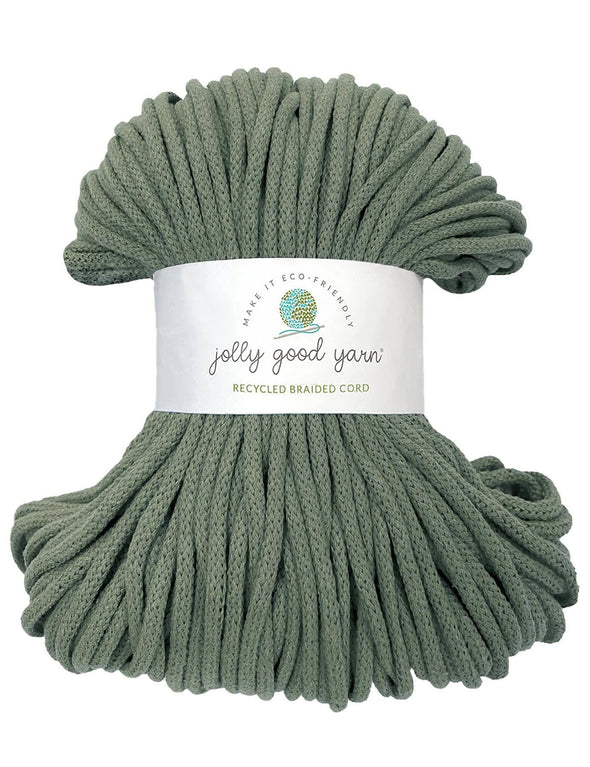 5mm Sidmouth Sea Green recycled cotton macrame cord (100m)